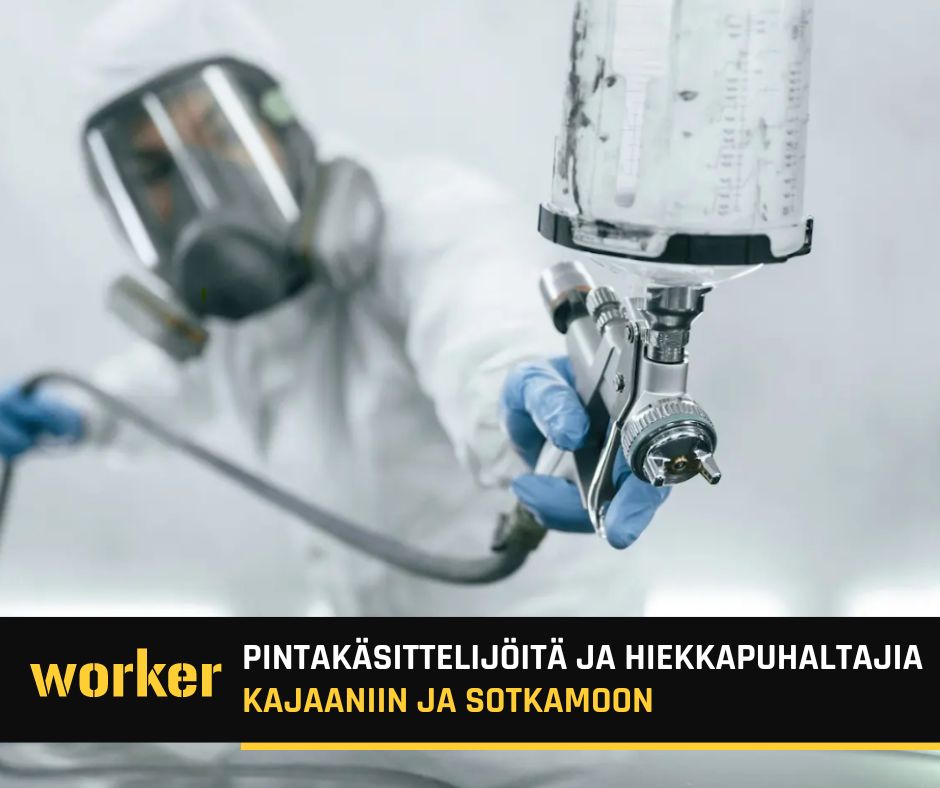 TEOLLISUUDEN PINTAKÄSITTELIJÖITÄ